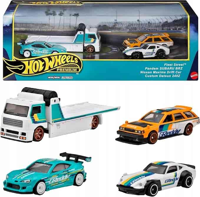 Hot Wheels Premium Diorama Zestaw Kolekcjonerski pojazdów  misiek