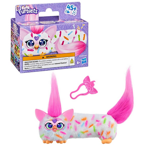 Interaktywna Maskotka Rozciągliwa Furby Furbiś Berry CupCake misiek