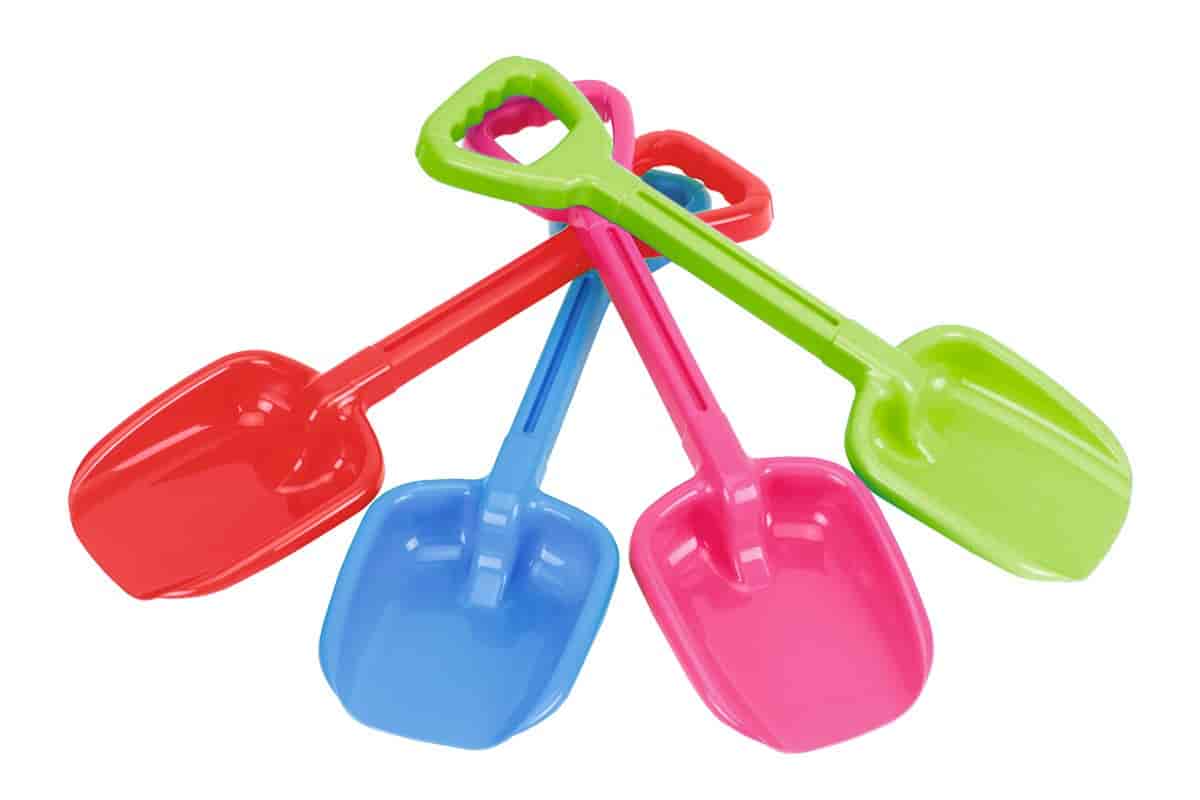 Łopatka Plastikowa dla dzieci Do Piasku Ogrodu 46.5 cm  misiek