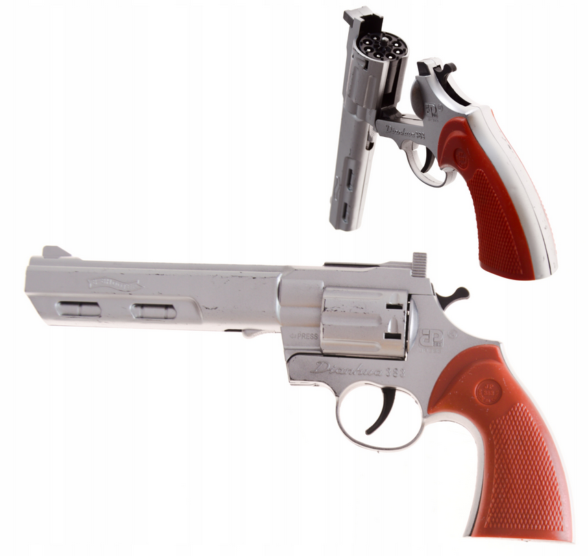 Pistolet Rewolwer na Spłonkę Spłonka 23 cm misiek