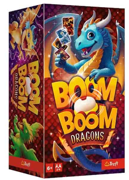 Gra zręcznościowa Boom Boom Smoki Trefl misiek