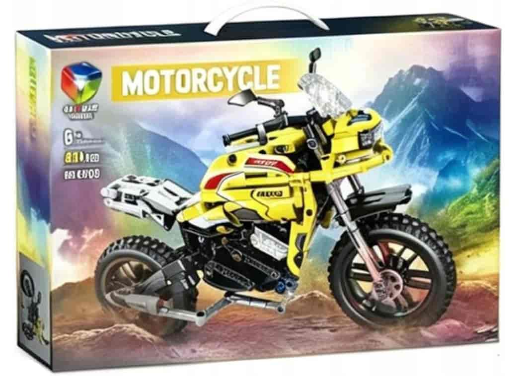 Klocki Konstrukcyjne Motocykl Motor Crossowy 454 el.  misiek