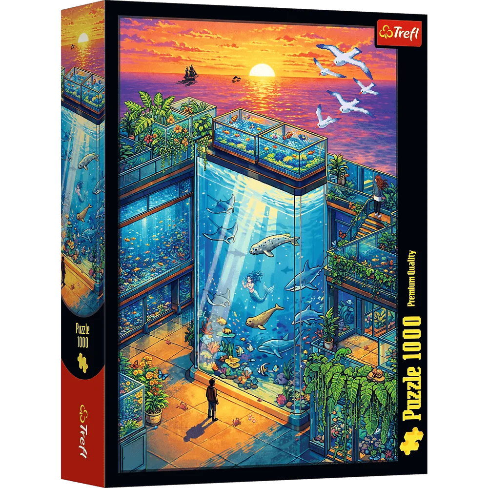 Puzzle 1000 el. Spojrzenie w Głębię Trefl misiek