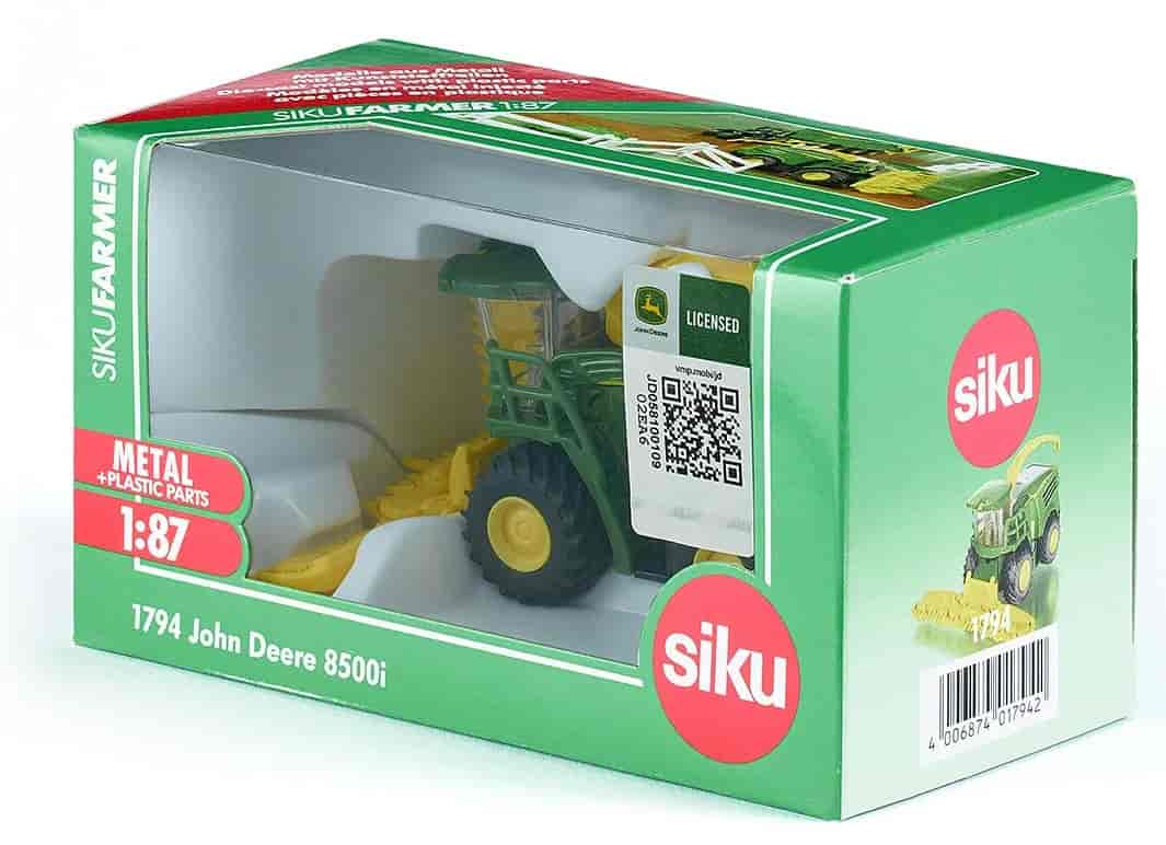 SIKU Kolekcjonerska Sieczkarnia Samojeżdżąca John Deere 1:87 misiek