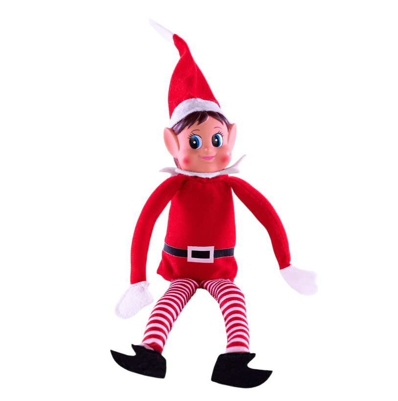 Psotny Elf Świąteczny Skrzat Lalka Szmacianka Mikołaj misiek