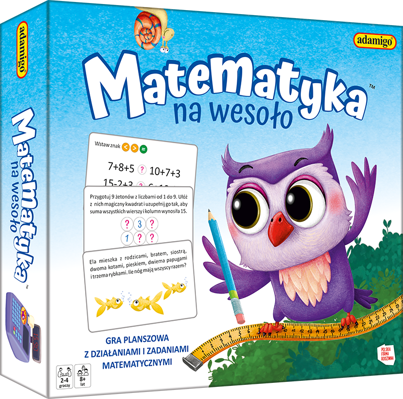 Gra Edukacyjna Matematyka na Wesoło Adamigo misiek