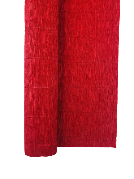 Krepina włoska bibuła 589 czerwony ciemny red