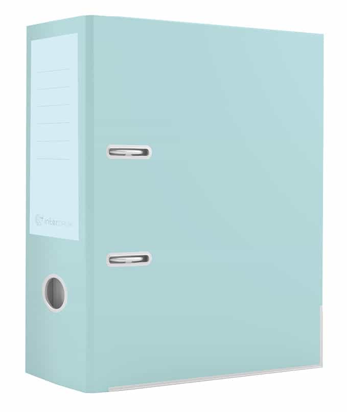 Segregator A4 75 mm 2 ringi pastel mint Interdruk