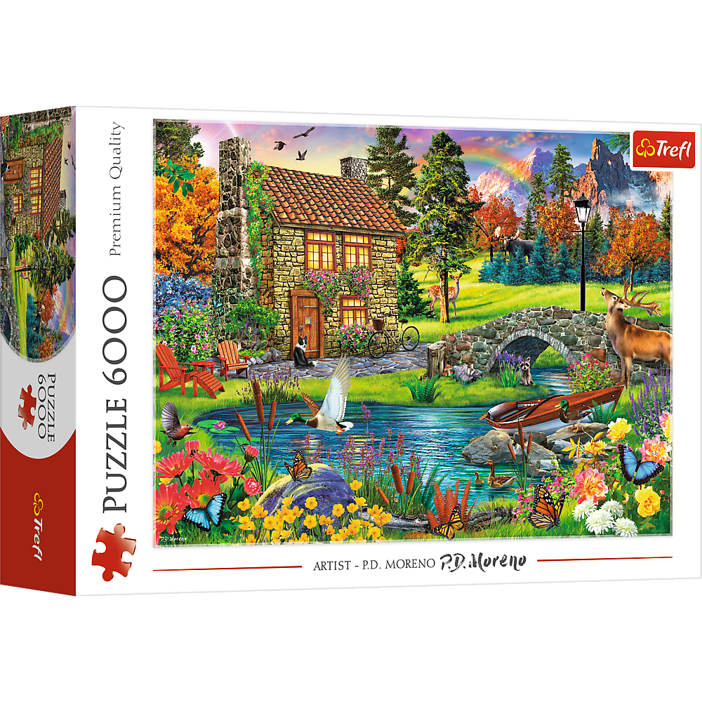 PUZZLE 6000el CHATKA W GÓRACH 65006 TREFL