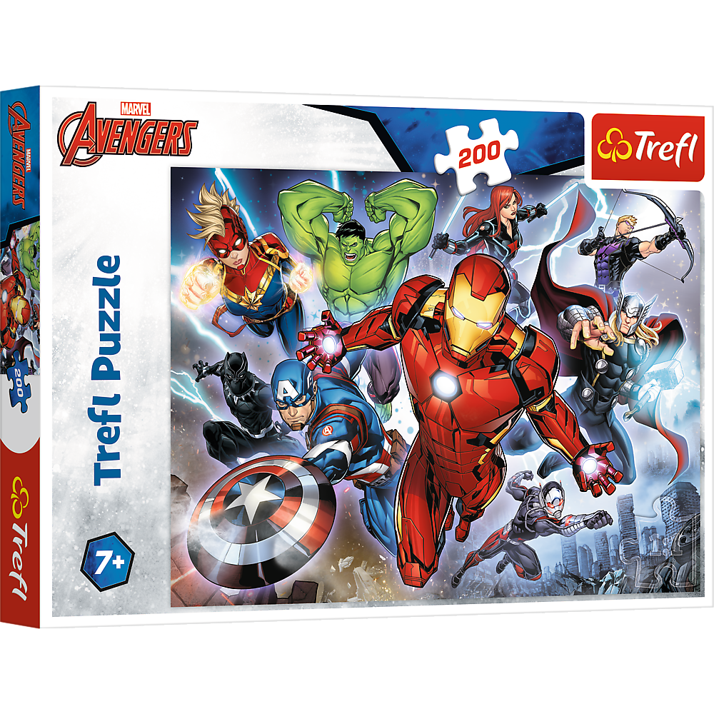 Puzzle 200 elementów waleczni Avengersi 13260 Trefl
