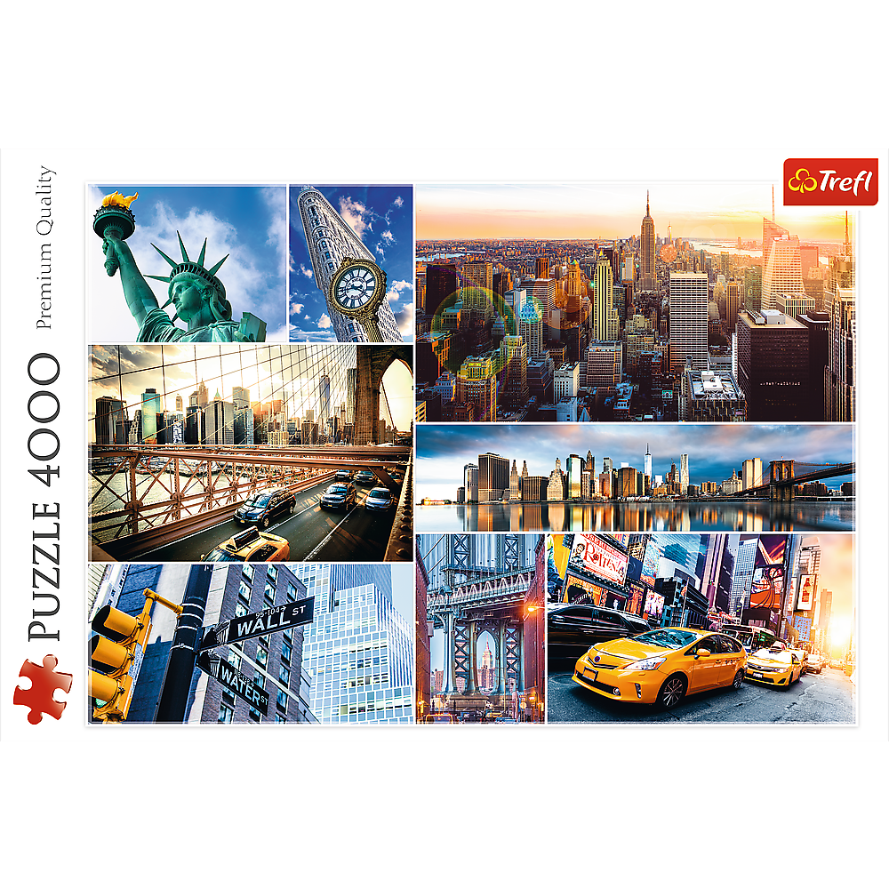 Puzzle 4000 elementów Nowy York kolaż 45006 Trefl