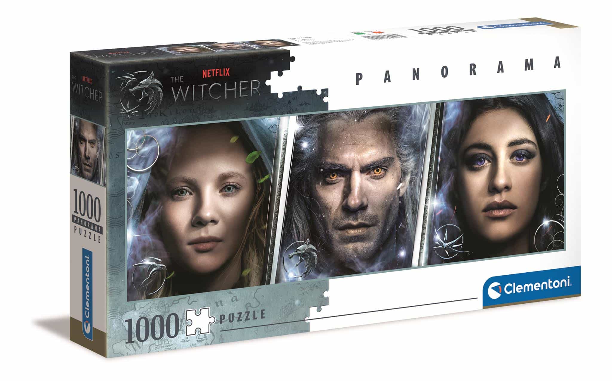 Puzzle 1000 el panorama Wiedźmin 39593 Clementoni 
