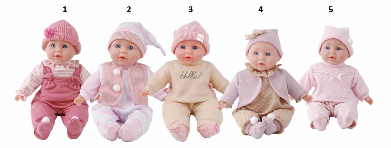 Bobas lalka z dźwiękiem w języku polskim 32 cm