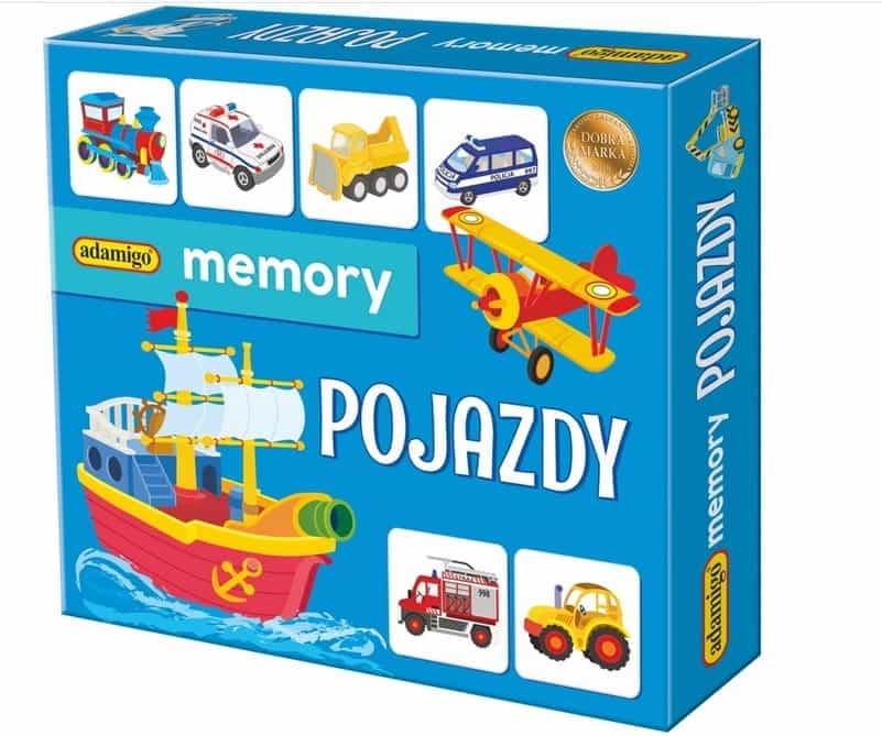 Memory pojazdy gra pamięciowa pamięć Adamigo