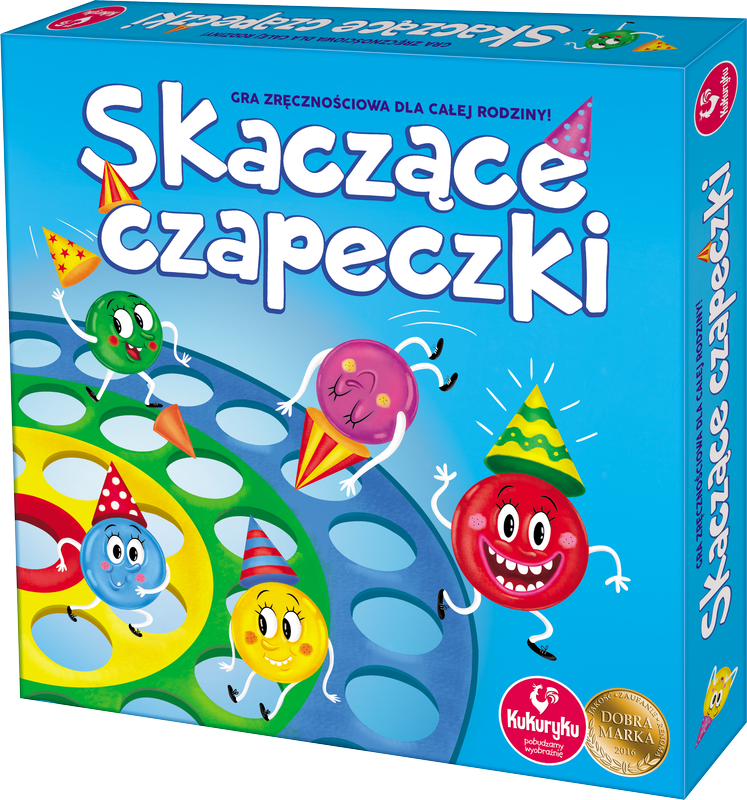 Skaczące czapeczki -gra planszowa
