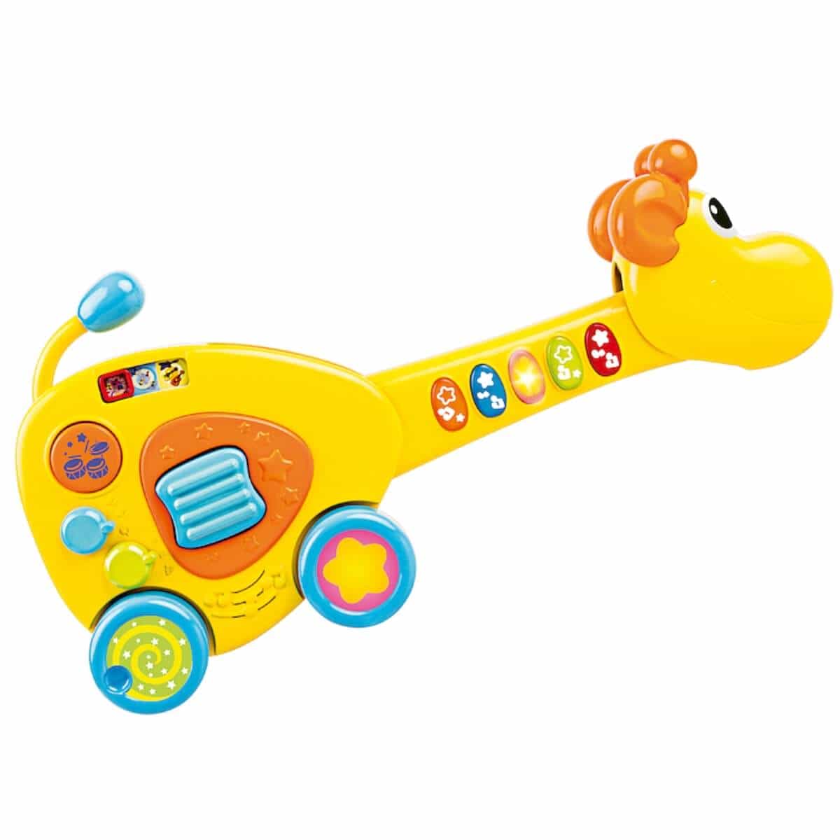 Gitara żyrafa 2w1 do ciągnięcia 2088 Smily Play