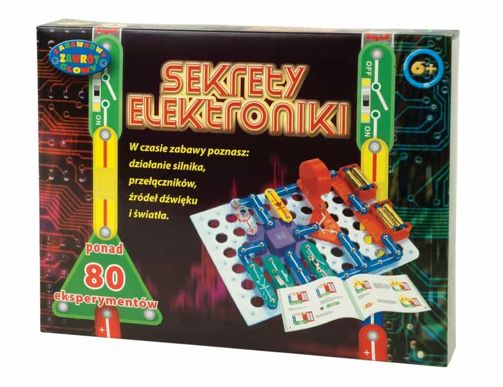 Sekrety elektroniki 80 eksperymentów zestaw 85958 Dromader