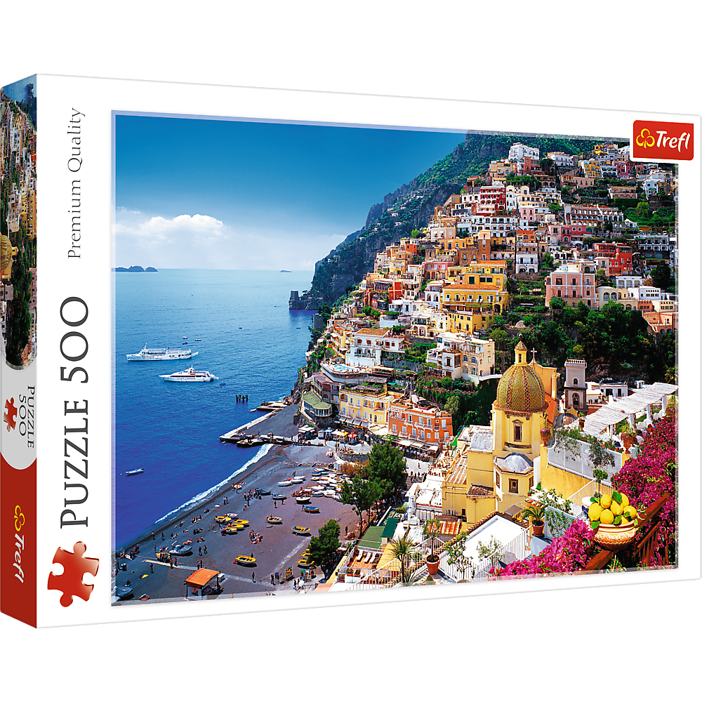 Puzzle 500 elementów Positano Wybrzeże Amalfickie, Włochy 37145 Trefl