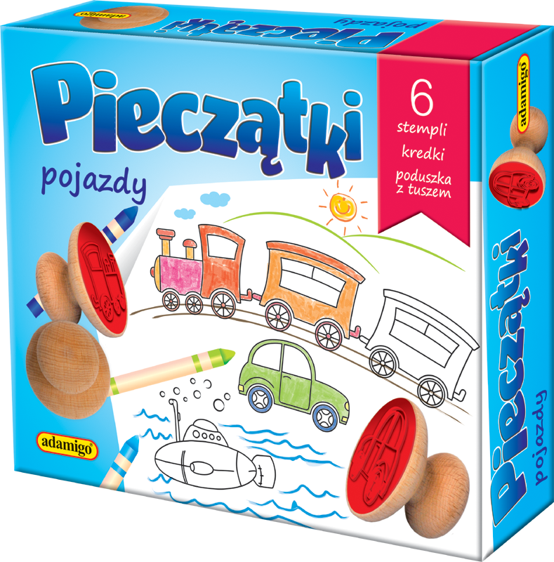 PIECZĄTKI POJAZDY STEMPLE Adamigo