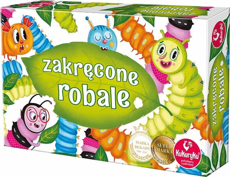 Gra logiczna Zakręcone robale Kukuryku
