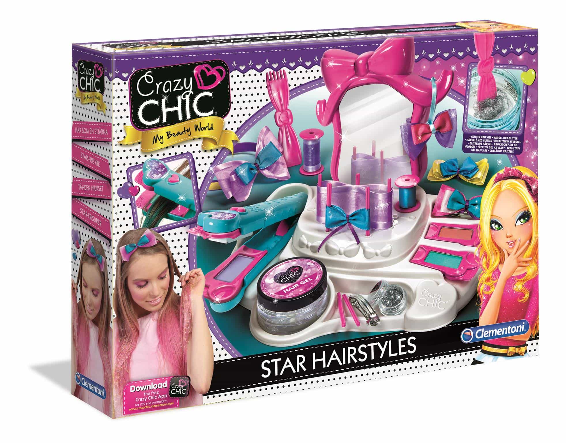 Salon fryzur zestaw Crazy Chic 78420 Clementoni