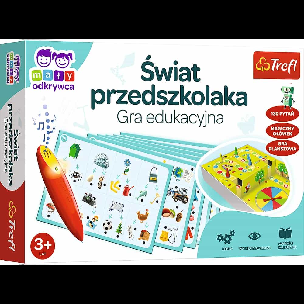 Gra edukacyjna świat przedszkolaka Magiczny Ołówek Trefl