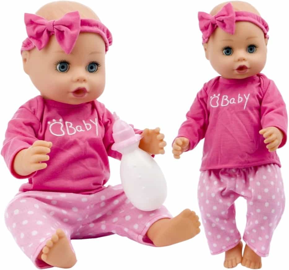 Lalka siusiająca Newborn bobasek 43 cm