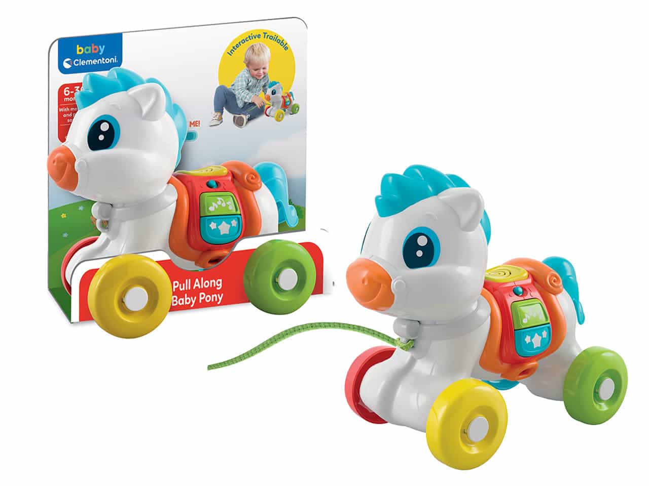 Interaktywny Clementoni Baby - Baby Kucyk Zawsze z Tobą