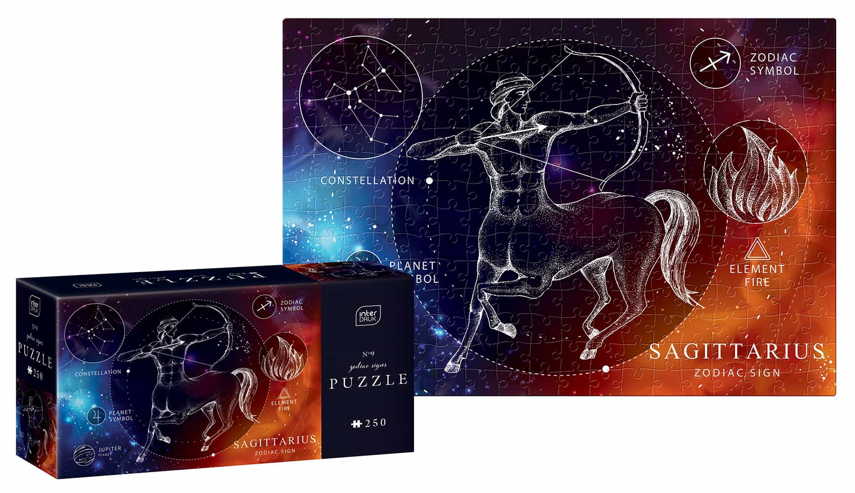 Puzzle znak zodiaku strzelec 250 el Interdruk