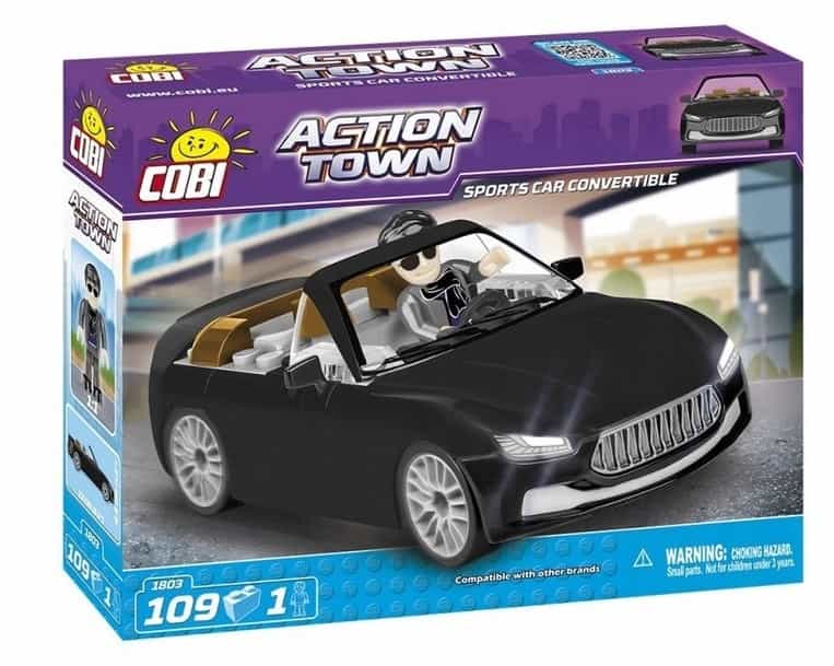 ACTION TOWN Sports Car Convertible Cobra 109 kl. 1803 Cobi