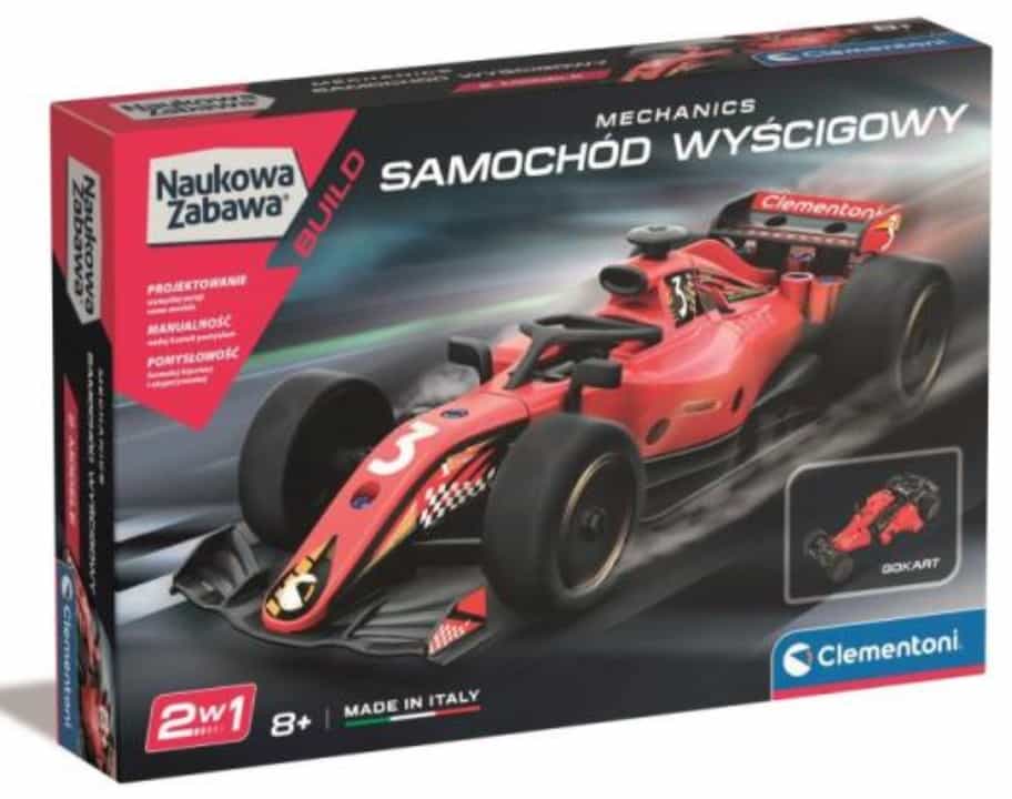 Laboratorium Mechaniki - Samochód wyścigowy F1 Clementoni