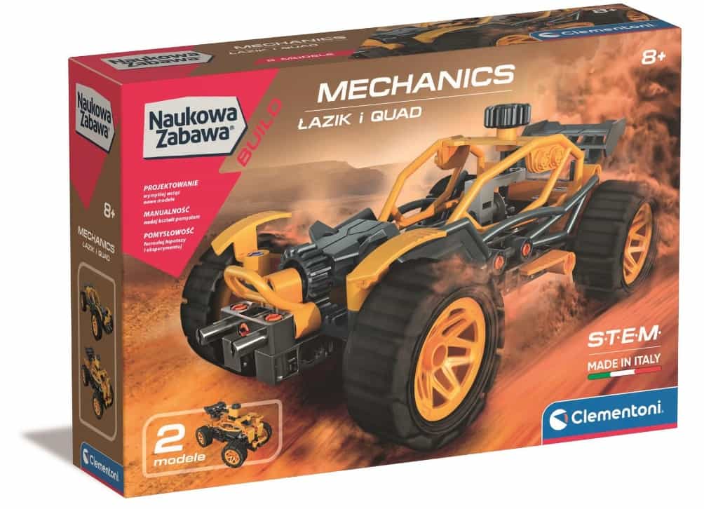 Laboratorium mechaniki łazik i quad Clementoni
