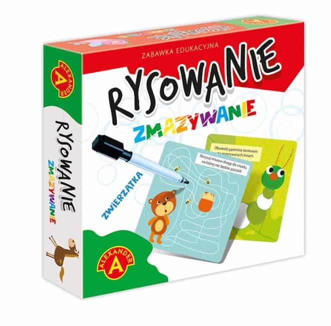 Rysowanie zmazywanie Zwierzęta Alexander