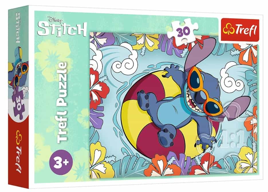 Puzzle Lilo & Stitch 30 el. Lilo i Sitch na wakacjach Trefl