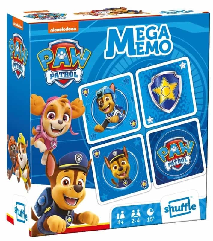 Super gra karciana podróżna Mega Memo Psi Patrol