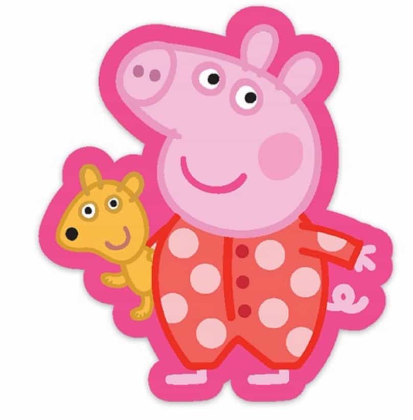 Poduszka dla dziecka kształtka Świnka Peppa Hasbro