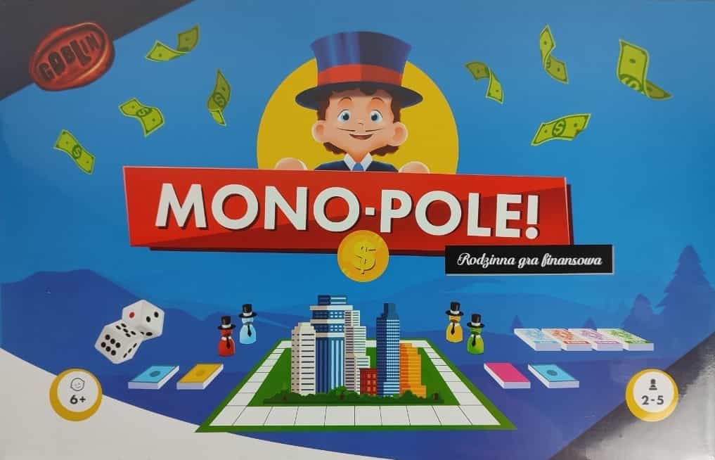 Monopole Planszowa Gra towarzyska finansowa GOBLIN
