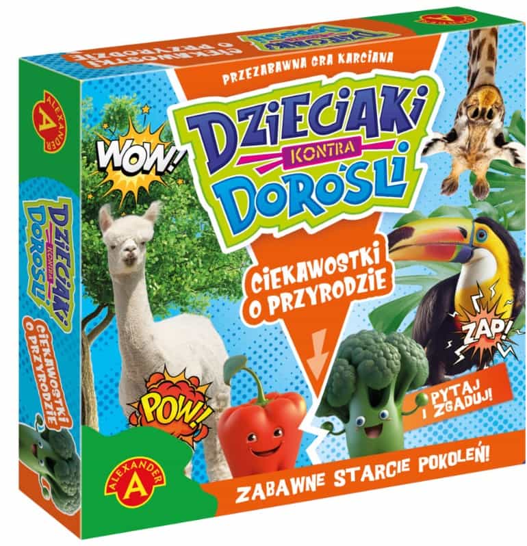 Gra Ciekawostki o Przyrodzie Dzieciaki kontra Dorośli