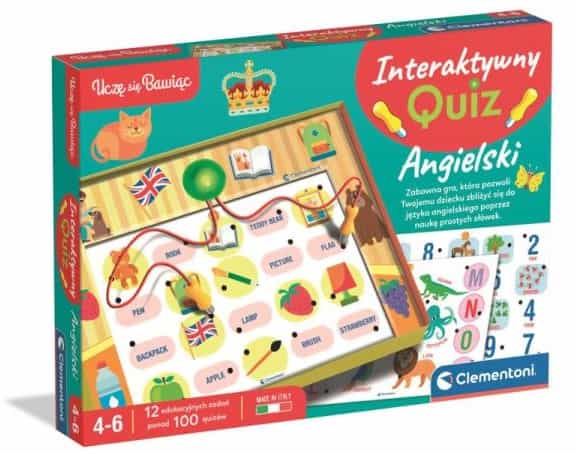 Interaktywny Quiz Języka angielskiego Clementoni
