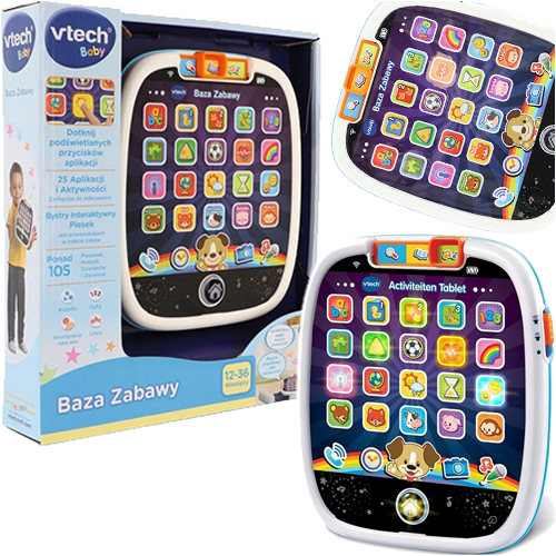 Interaktywny Tablet dla Maluszka Baza Zabawy Vtech