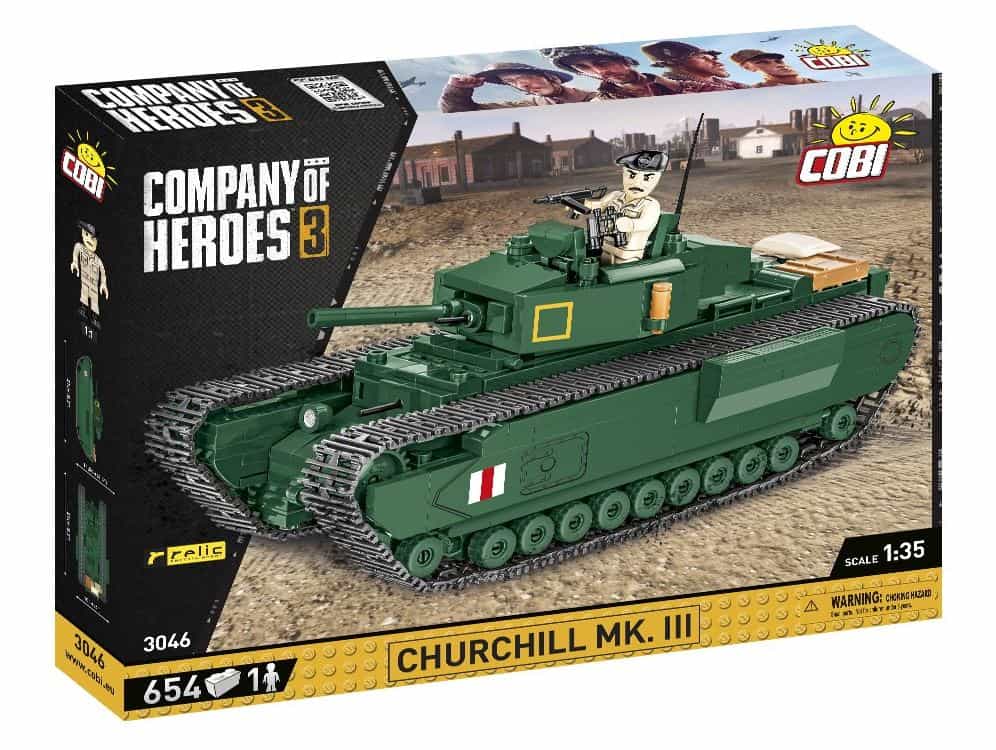Klocki Kolekcjonerskie Brytyjski Czołg Churchill MK.III