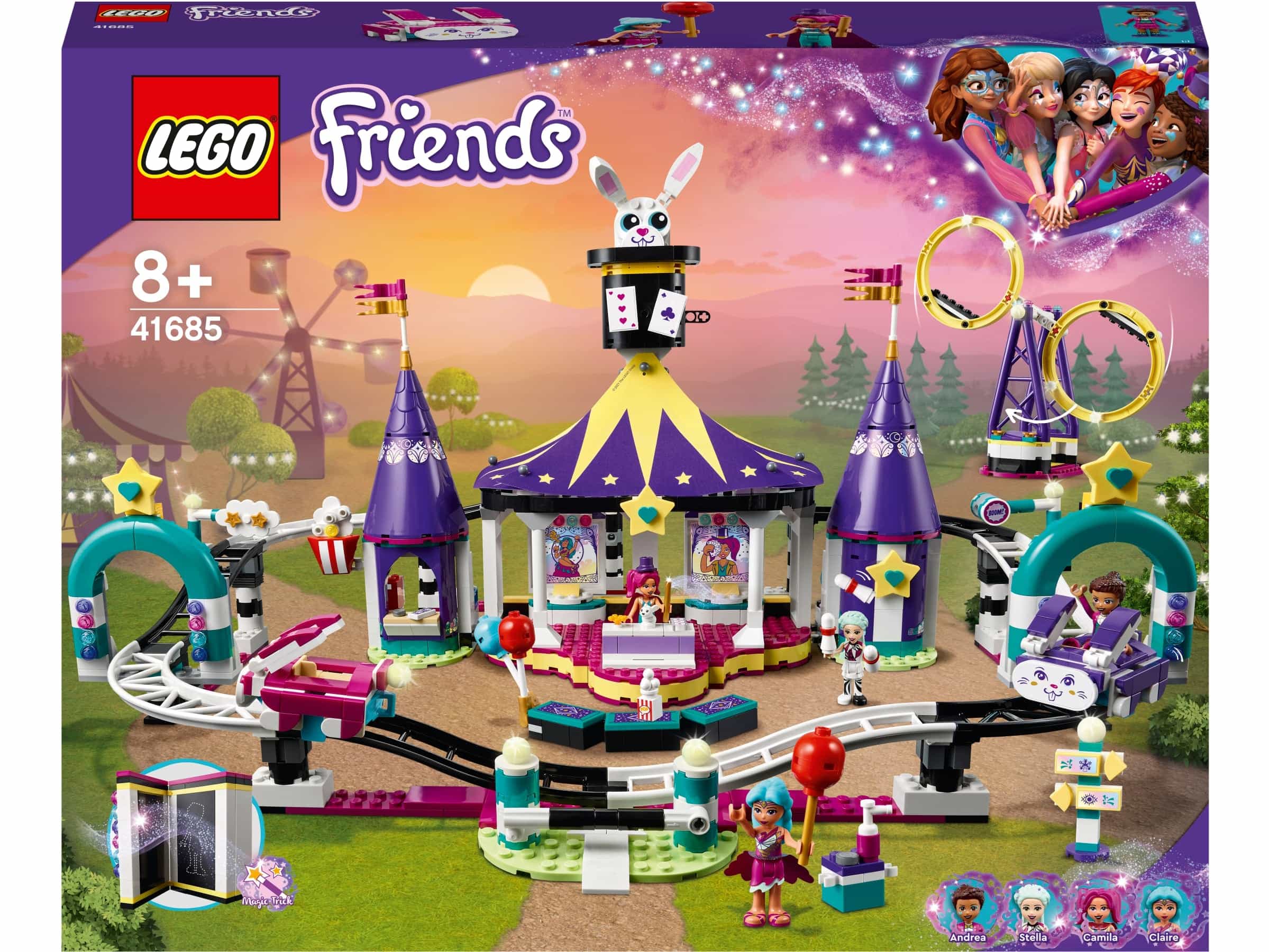 Lego Friends Magiczne Wesołe Miasteczko z Kolejką 41685
