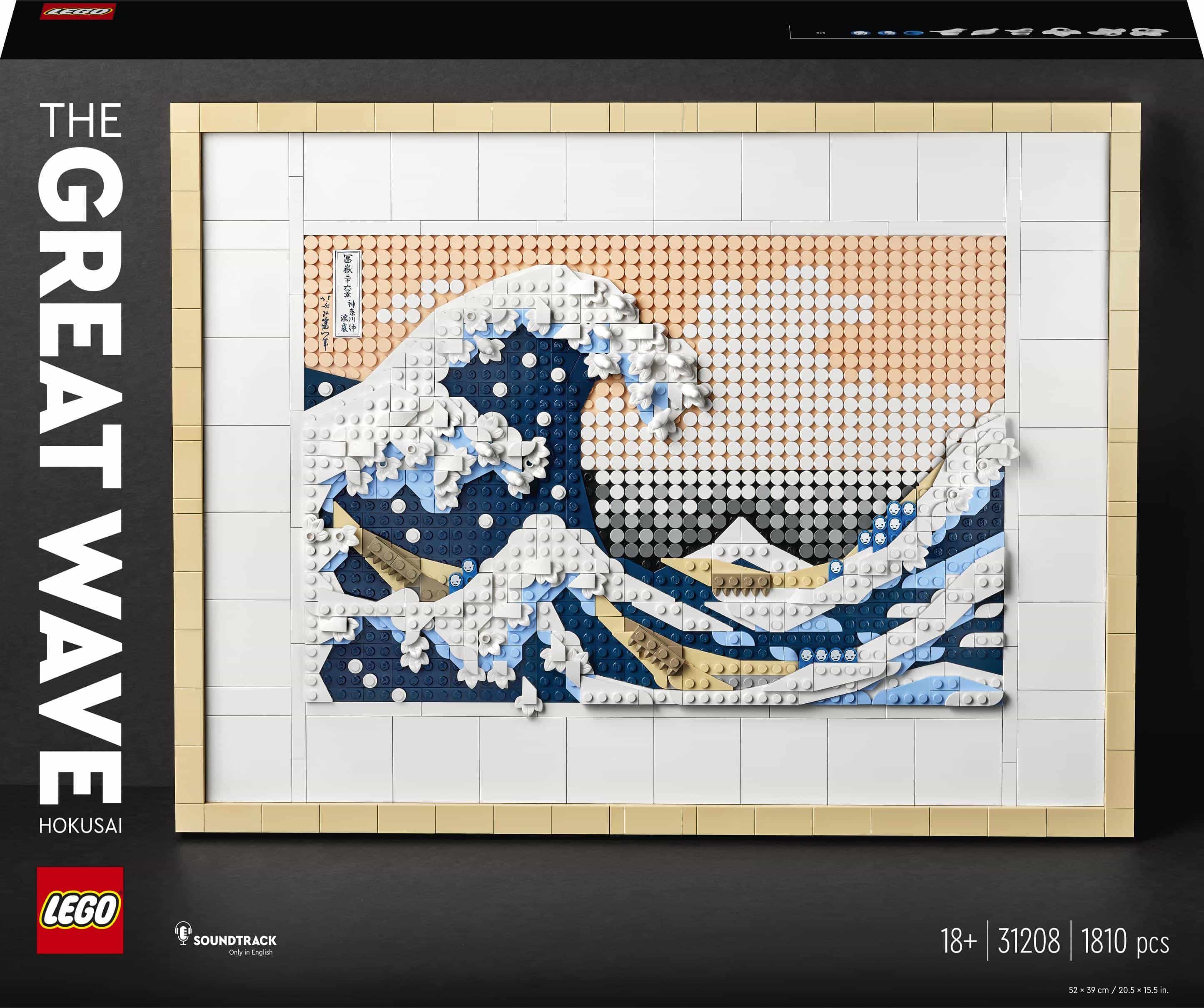 Lego Art Hokusai – „Wielka fala” 31208