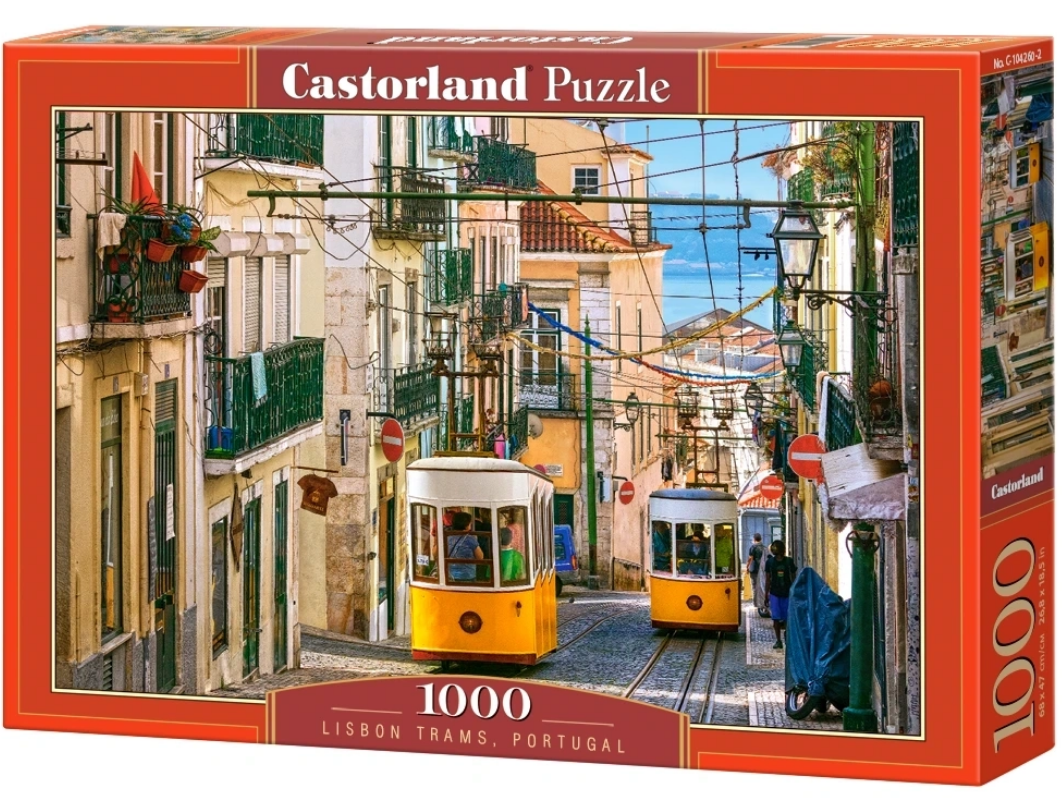 Puzzle 1000 elementów Tramwaje w Lizbonie Portugalia