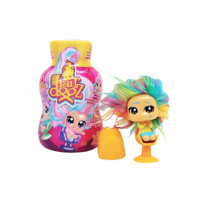 HairDooz mini Laleczka Niespodzianka w butelce od lakieru