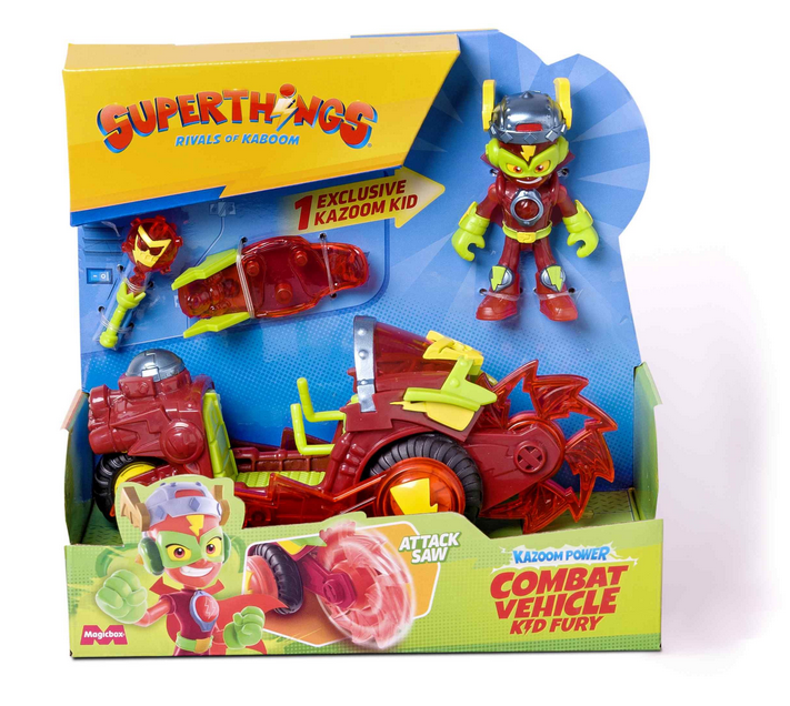 Superthings Combat Vehicles Fury Pojazd + Figurka