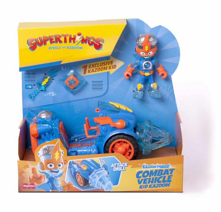 Superthings Combat Vehicles Kazoom Pojazd + Figurka