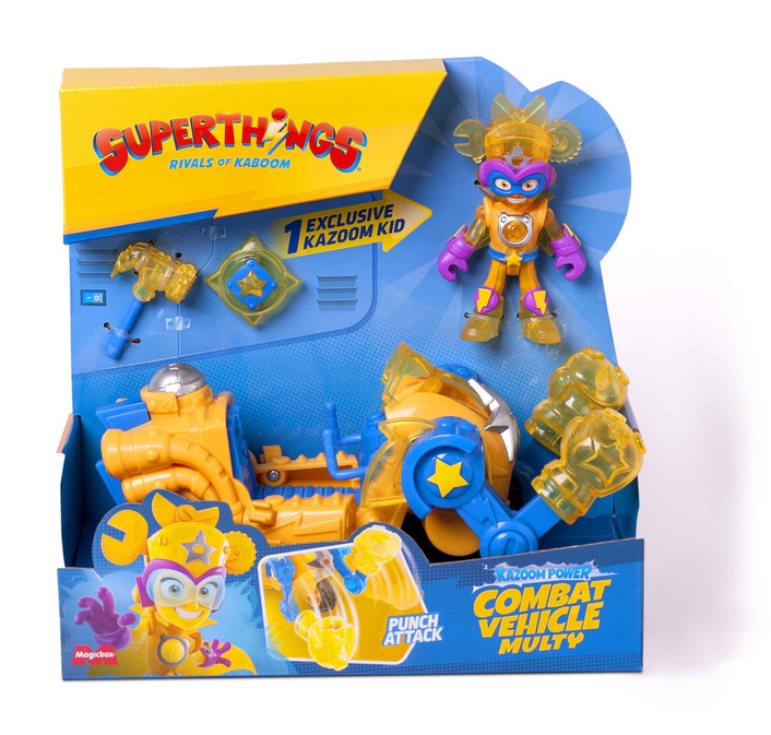 Superthings Combat Vehicles Multy Pojazd + Figurka