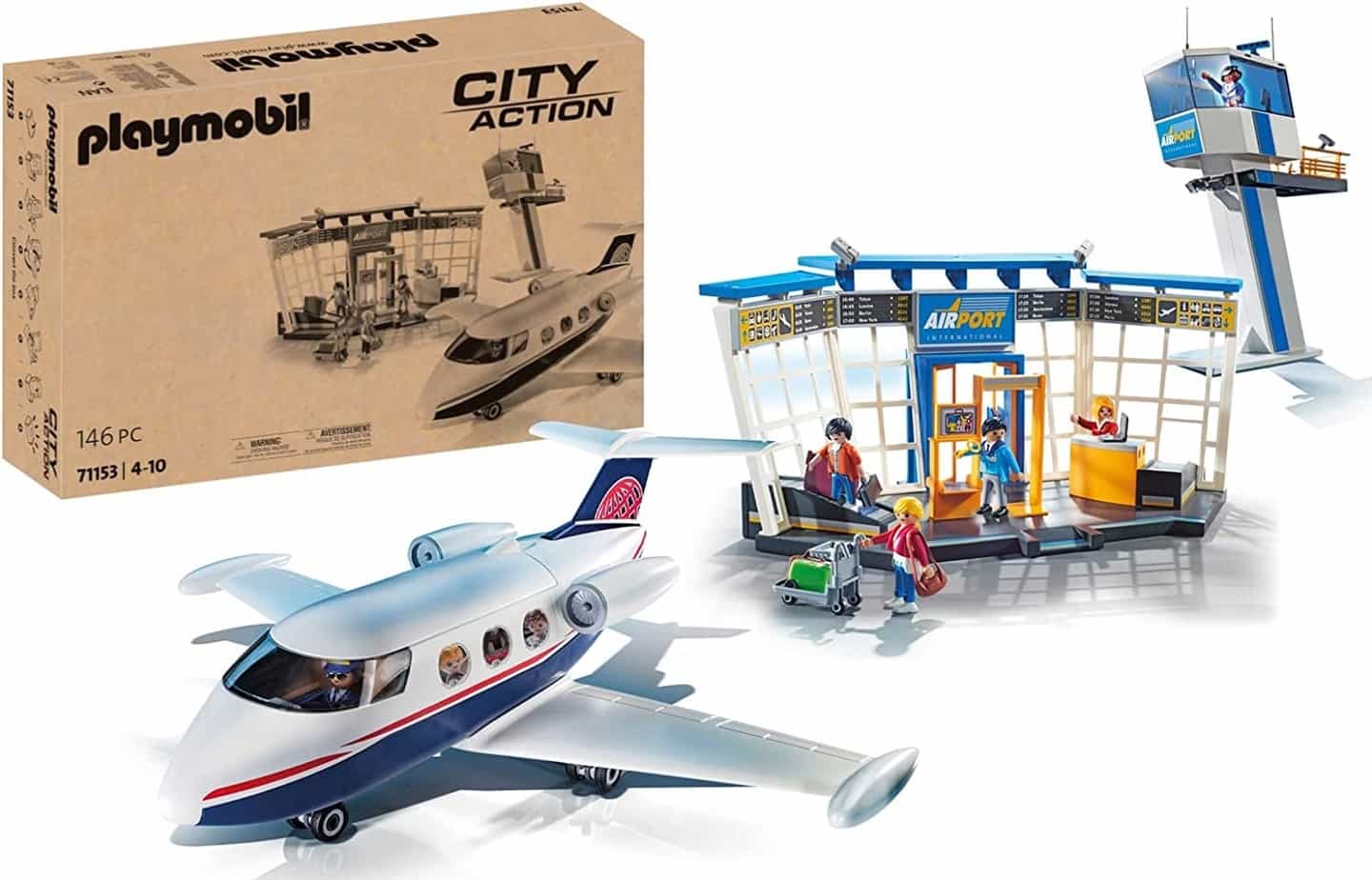Klocki Playmobil 71153 Lotnisko z samolotem 146 el.