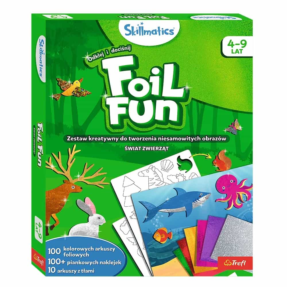 Zestaw kreatywny Skillmatics Foil Fun Świat Zwierząt